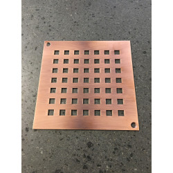 Grate in copper