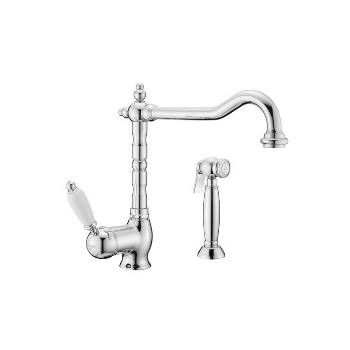 Armatur i massiv messing - 10560-S Penelope 1 huls