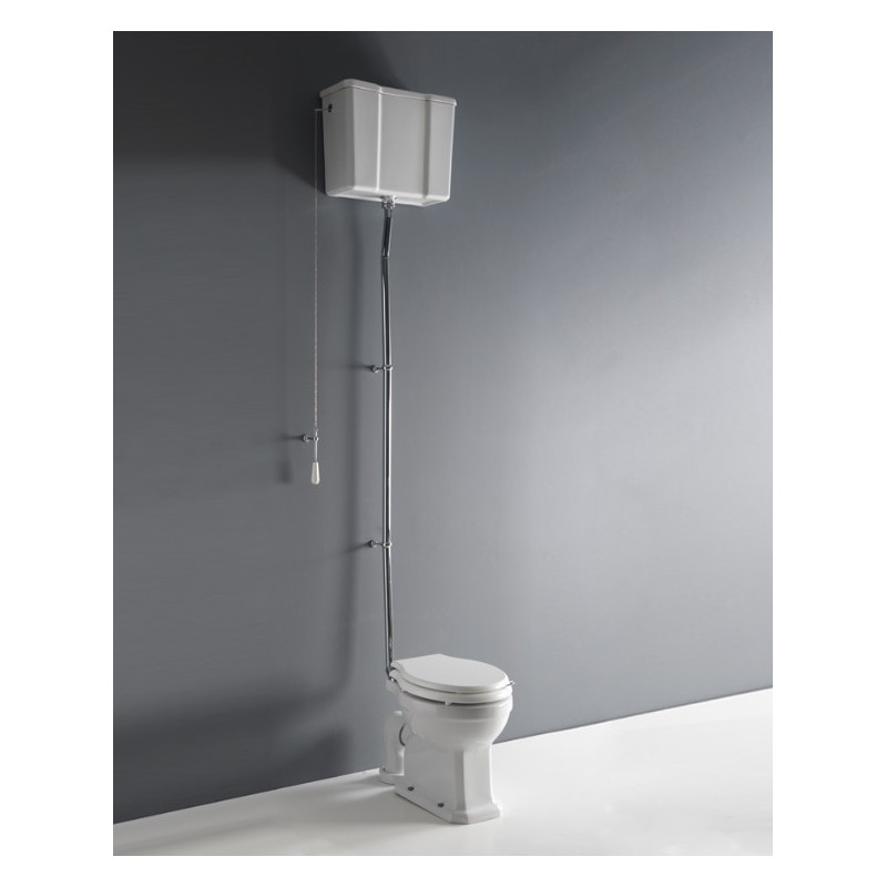 Albano pan and high level cistern