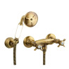 Faucets in solid brass - Doccia Waterspring faucet for shower