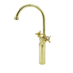 Faucets in solid brass - 3010 HL Waterspring 1 hole