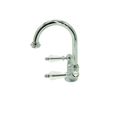 Armaturer i massiv messing - 3010 S Dronning 1 hul armatur