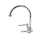 Armatur i massiv messing - 3010 Dronning 1-hul