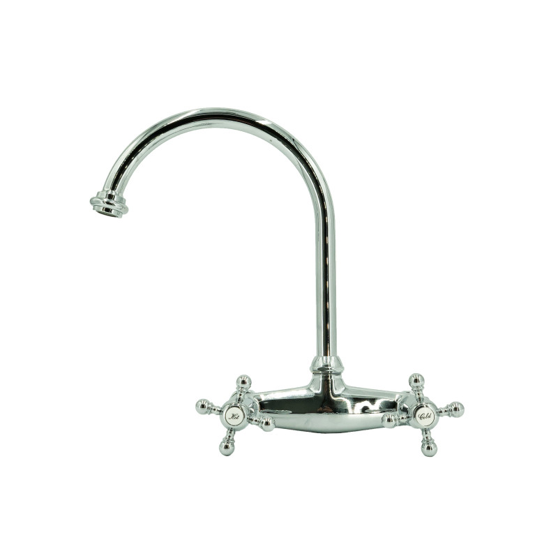 Faucets in solid brass - 3012 Ulisse wall mounted