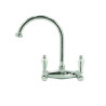 Faucets in solid brass - 3012 Queen wall mounted