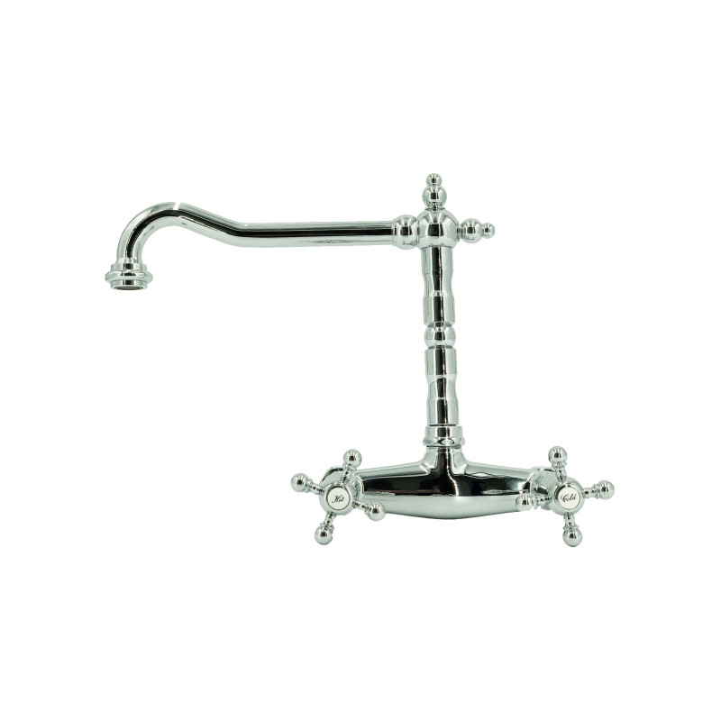 Faucets in solid brass - 3013 Ulisse wall mounted