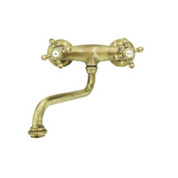 Faucets in solid brass - 3011 Ulisse wall mounted