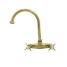 Faucets in solid brass - 3012 Waterspring wall mounted