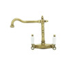 Faucets in solid brass - 3013 Penelope wall mounted