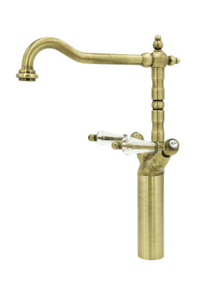 Armaturer i massiv messing - 6007 HL Dronning 1 hul