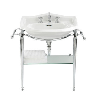 HEYFORD Stor håndvask på stel