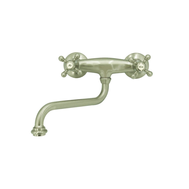 Vandhaner i massiv messing - 3011 Ulisse vægmonteret