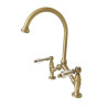 Faucets in solid brass -  Cucina 221 Queen bridge model