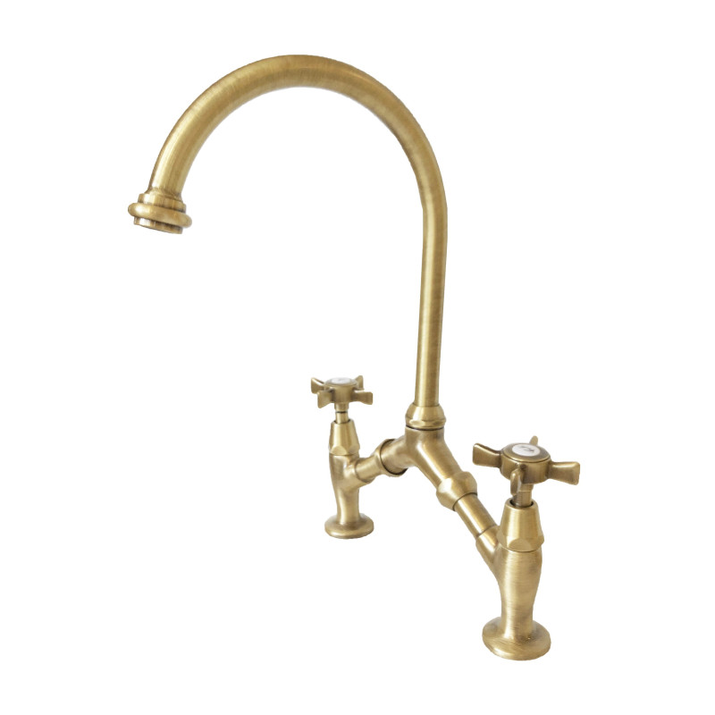 Faucets in solid brass - Cucina 221 Waterspring bridge model