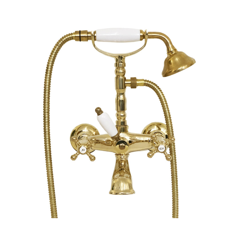 Faucets in solid brass - 6000 Ulisse  for bathtub