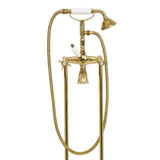 Armaturer i massiv messing - 6000 + 6020 Waterspring badekar