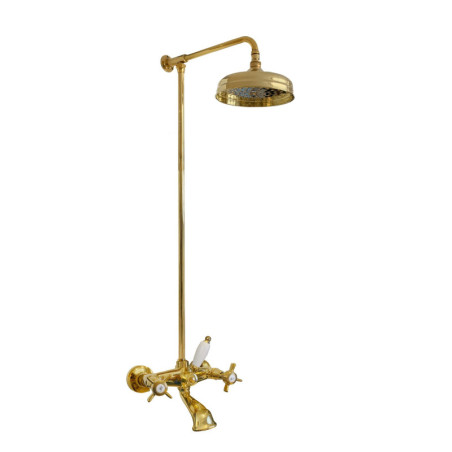 Armaturer i massiv messing - 777 + 6000 Waterspring bruser-badekar