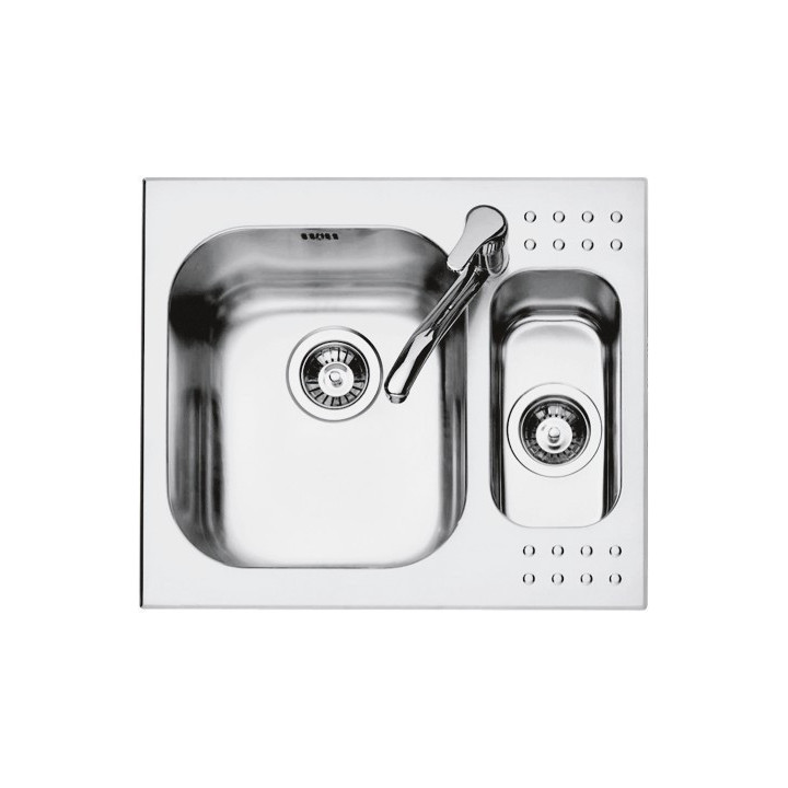 Køkkenvask firkantet Select Plus 58.5×50 cm stålvask 2