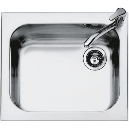 Køkkenvask firkantet Select Plus 58.5×50 cm stålvask 1