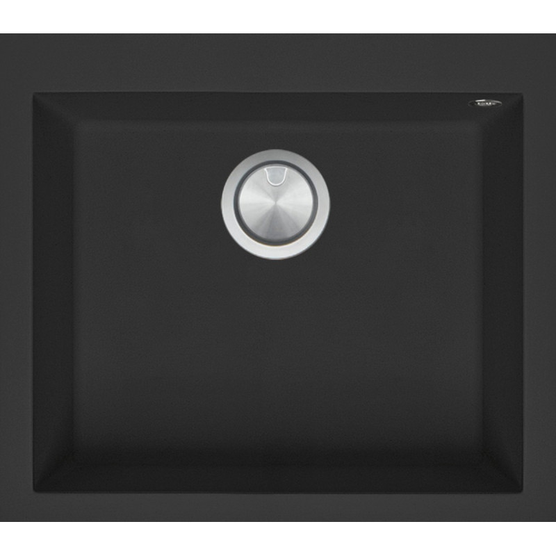 Kitchen sink square Soul 57×50 cm black Kitchen sink square Soul 57×50 cm black