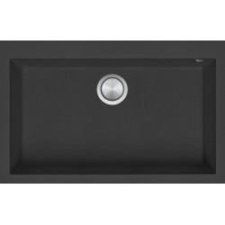 Kitchen sink square Soul 79.5×50.5 cm black