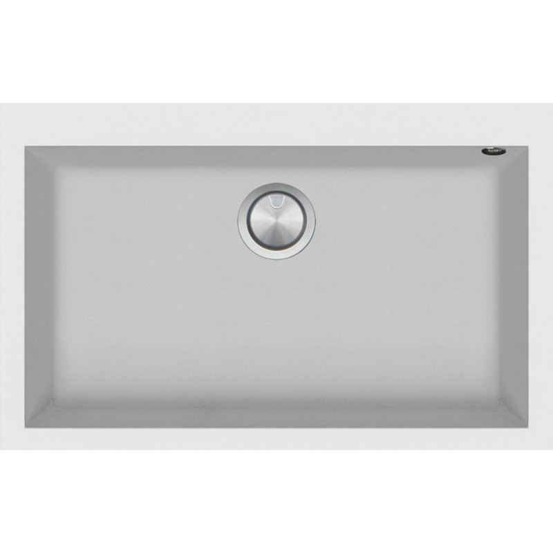 Kitchen sink square Soul 79.5×50.5 cm white Kitchen sink square Soul 79.5×50.5 cm white