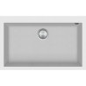 Kitchen sink square Soul 79.5×50.5 cm white