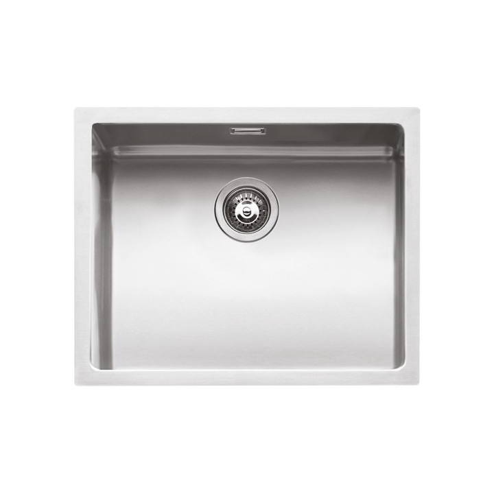 Køkkenvask firkantet stålvask 50 × 40 cm med radius “15”
