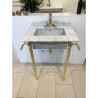 Astoria Deco Carrara large console