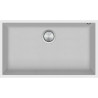Kitchen sink square Soul 72.5×40 cm undermounted white
