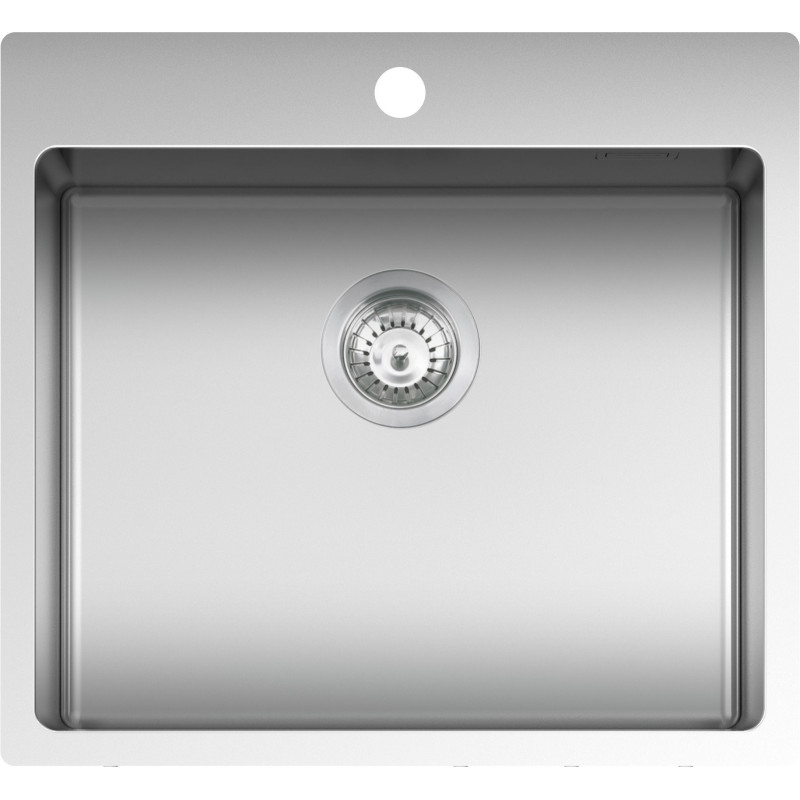 Kitchen sink square B_Smart 55x50,5 cm with radius “10”