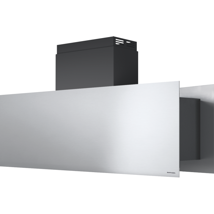 Emhætte ø 120 cm Stål