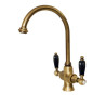 Faucets in solid brass - 105 Onyx 1 hole