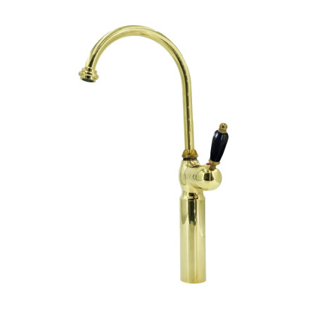 Armaturer i massiv messing - 10560 B HL Onyx 1 hul