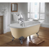 Dual - cast iron bathtub