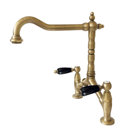 Haner i massiv messing - Cucina 222 Onyx bro model