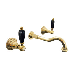 Faucets in solid brass - 6018 Onyx wall mounting