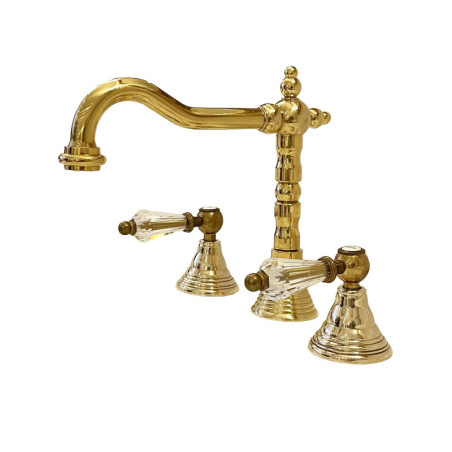Armaturer i massiv messing - 6003 Dronning 3-huls