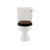 Victorian toilet med fast cisterne