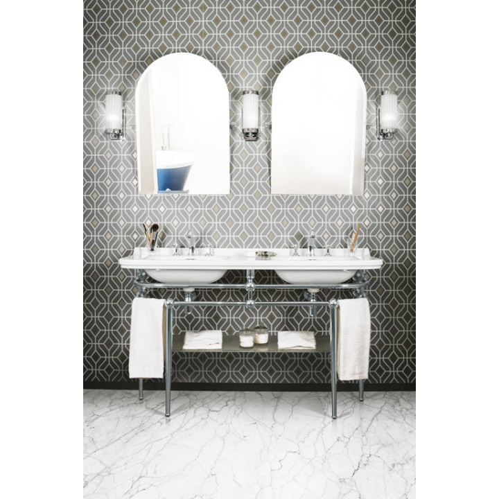 Cézanne dobbelt håndvask på stel