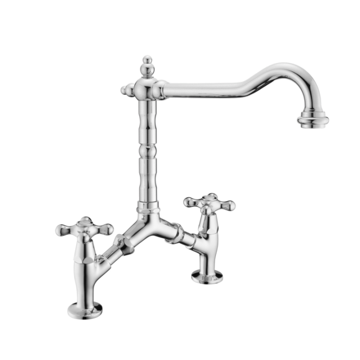 30578 Amélie – Massiv messing brohane med lang drejetud