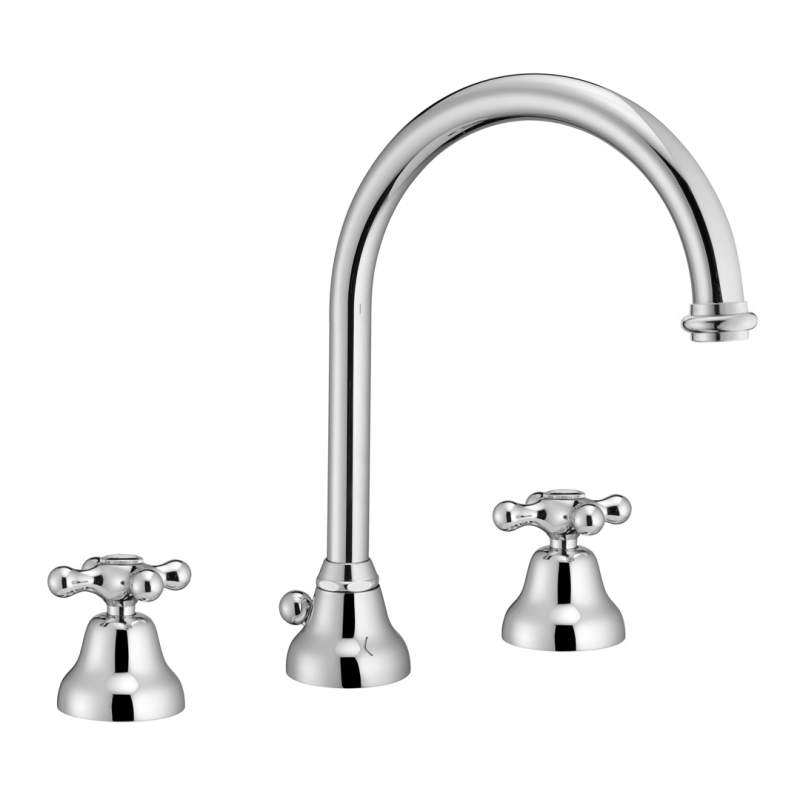 Faucets in solid brass - 30512 Amélie 3 holes | Bellistri ApS Faucets in solid brass - 30512 Amélie 3 holes | Bellistri ApS