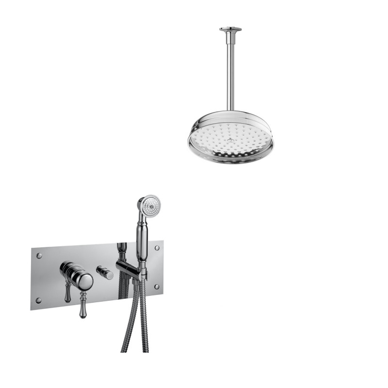 Shower In Solid Brass - 6022 Loft Mounted Florence | Bellistri ApS Shower In Solid Brass - 6022 Loft Mounted Florence | Bellistri ApS