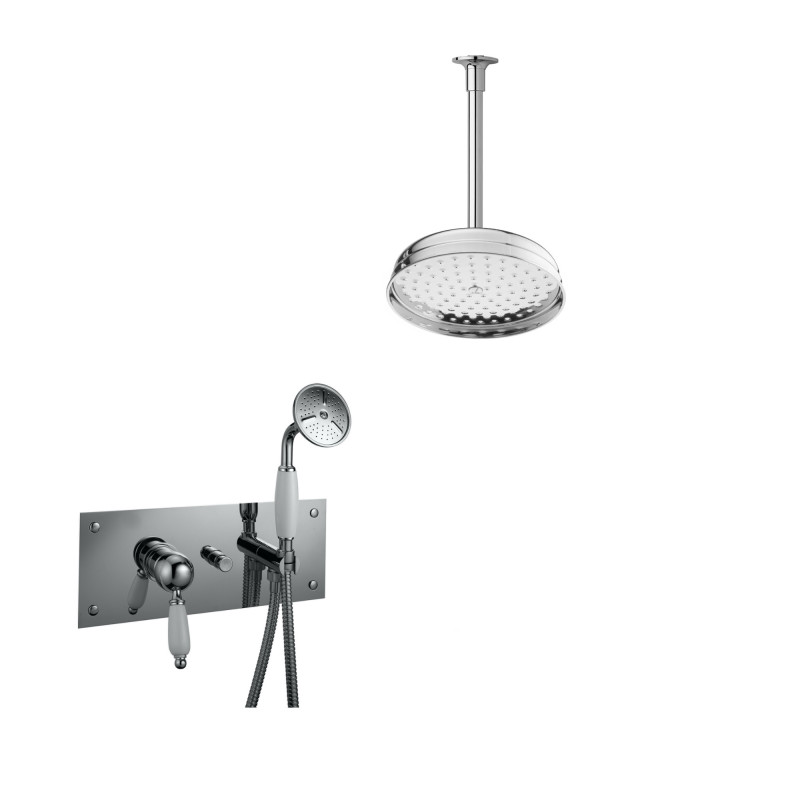 Shower In Solid Brass  - 6022 Loft Mounted Venice | Bellistri ApS