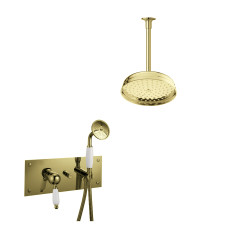 Shower In Solid Brass  - 6022 Loft Mounted Venice | Bellistri ApS