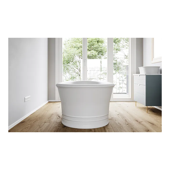 Badekar i Kvarts – Viktoriansk | Fritstående Badekar i Massivt Materiale med Tidløs Elegance