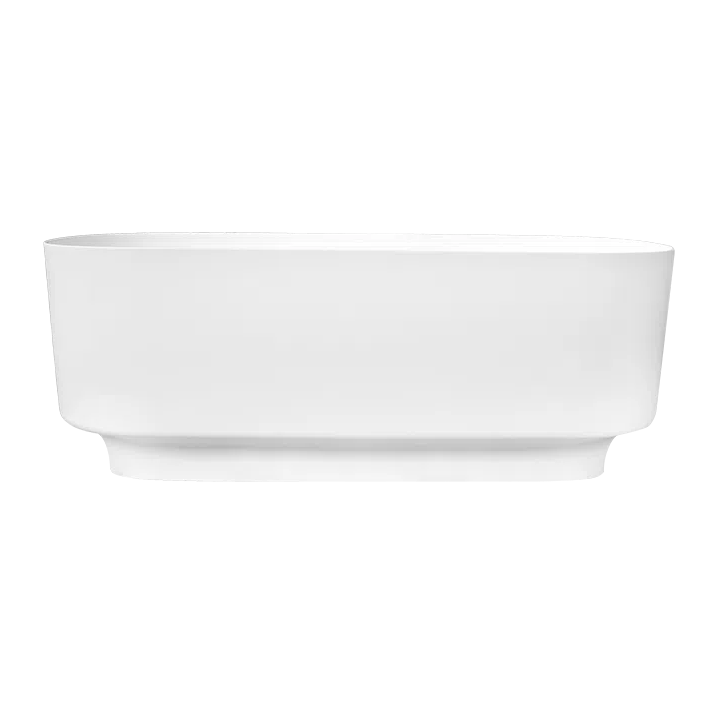 Badekar i Kvarts – Maasai | Fritstående Badekar i Fast Overflade med Skulpturel Base