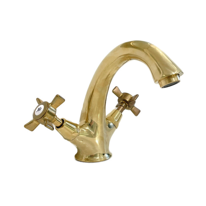 Vandhane i massiv messing - 3014 Waterspring 1-hul | Bellistri ApS