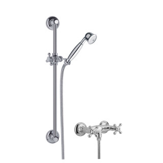 Brusearmatur i massiv messing - 6019 + 704 Doccia Amélie | Bellistri ApS