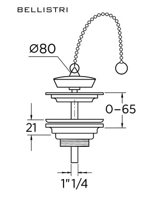 Afløb & Prop 1"1/4 | Vintage- & Moderne Finish